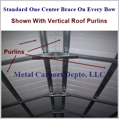Center Brace On Vertical Roof
